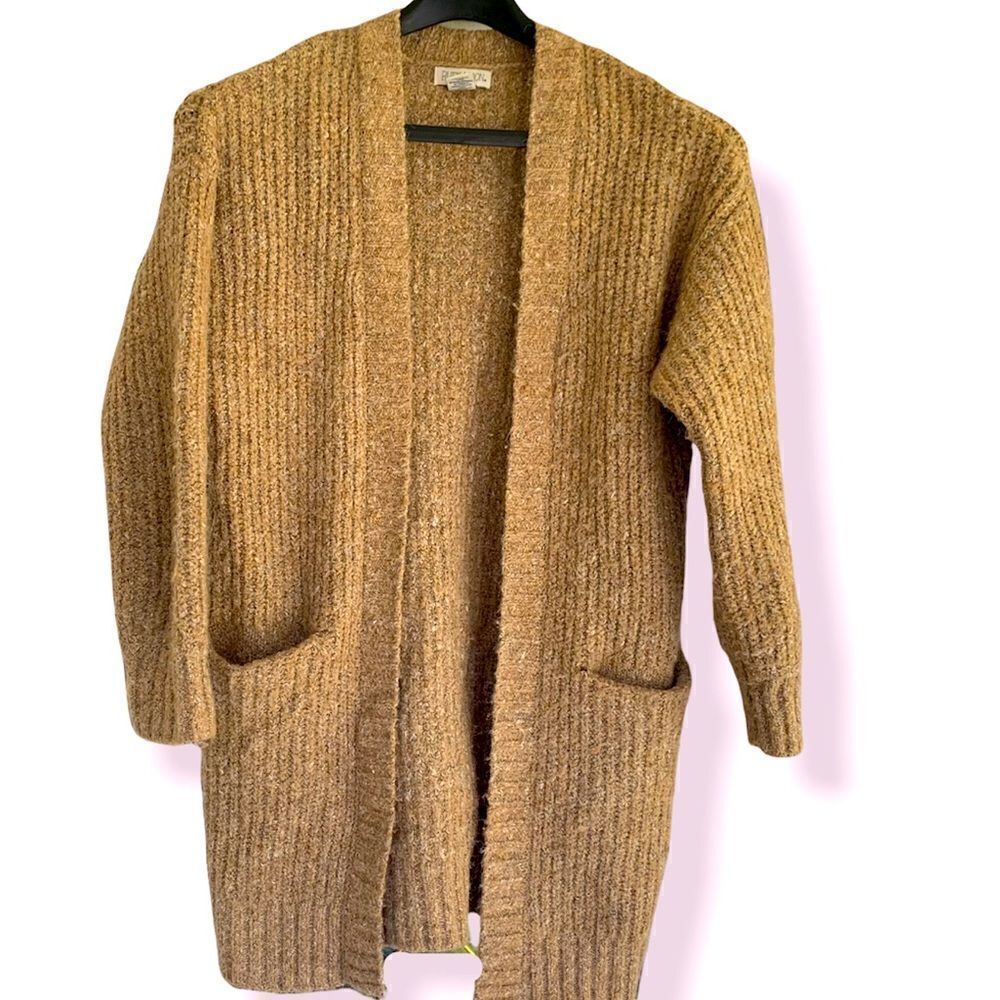 Ruby Moon long line grandpa style open cardigan